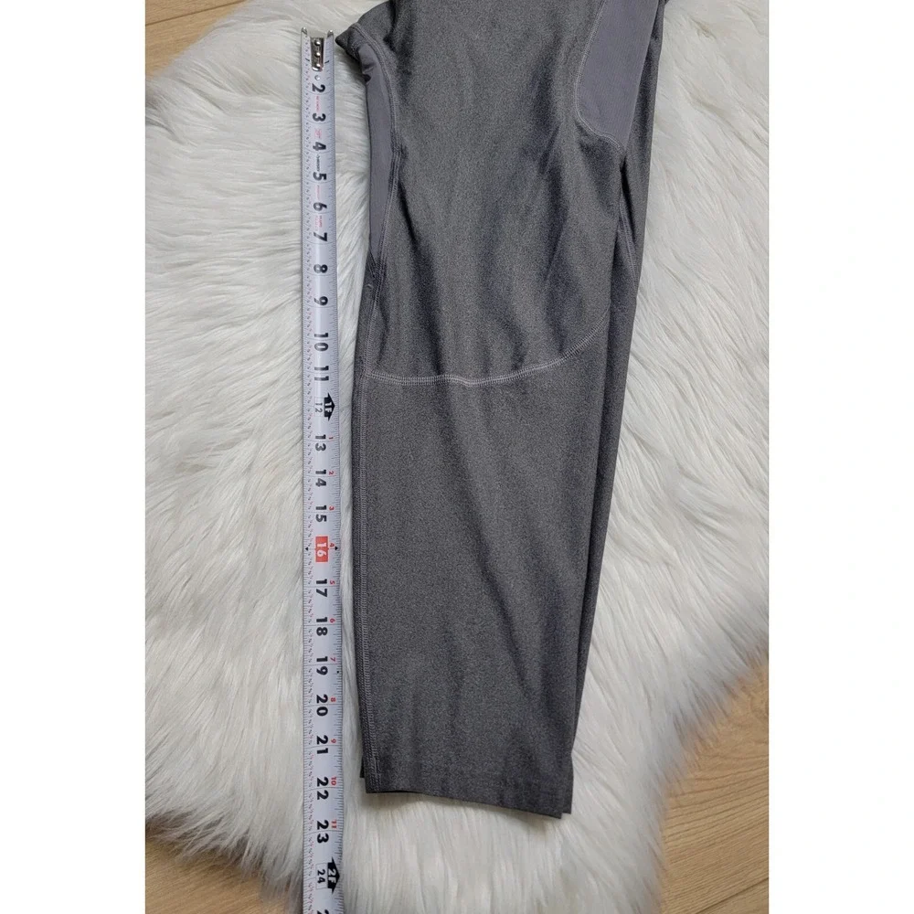 Under Armour Compression Athletic Leggings 3/4 Length Men's Size XL Gray